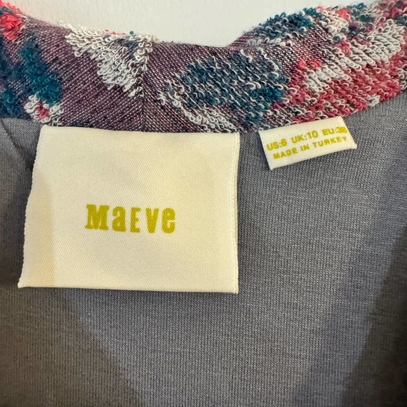 Maeve Blue Floral Midi Dress - Picture 4 of 7